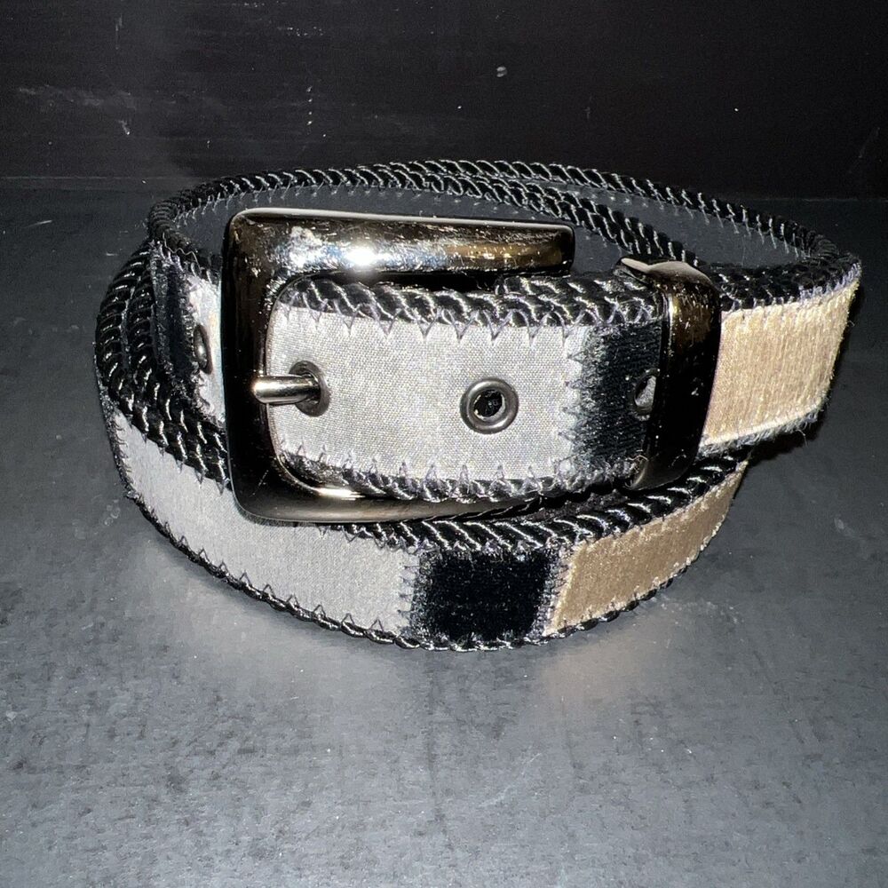 Elite Women's Vintage Tapestry Velvet Color Block Belt Size‎ 3XL - Picture 2 of 4